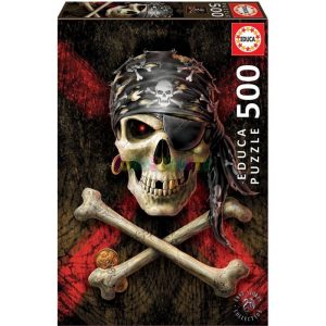 Puzzle 500 Calavera Pirata