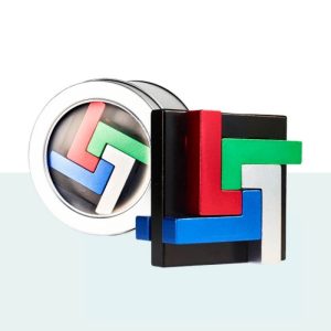 Quad L Metal Puzzle (Cuatro Colores)