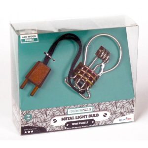 Rompecabezas de metal bombilla