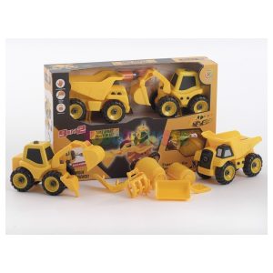 Set 2 vehículos construcción y herramientas 9 en 2
