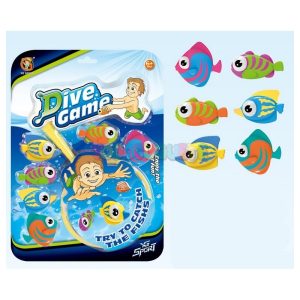 Set 6 peces payaso acuáticos con red