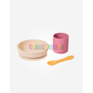 Set alimentación silicona 3 piezas Nordic Mix Saro