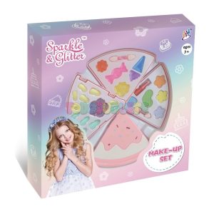 Set Maquillaje Sombras Gloss y Uñas Sparkle & Glit