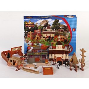 Set oeste indios/vaqueros salvaje oeste mediano