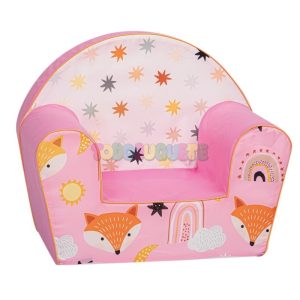 Sillón Infantil Fox Rosa