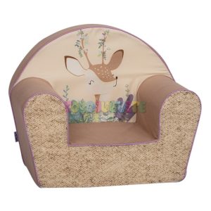 Sillón Infantil Marrón-Beige Bambi