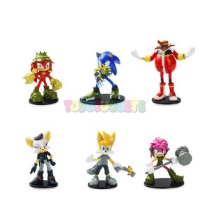 Sonic Pack 6 Figuras Articuladas Caja Deluxe