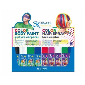 Spray Corporal Color Body Paint Verde 200ml Skarel
