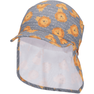 Sterntaler Gorra de visera con protector de cuello León Medio Azul