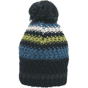 Sterntaler Sombrero de pompones a rayas marine