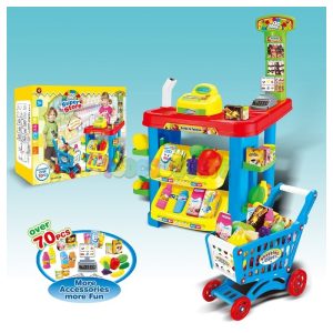Supermercado con carrito Mini Super Store 70 pzas.