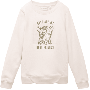 TOM TAILOR Sudadera infantil Leopard Cotton Candy Pink