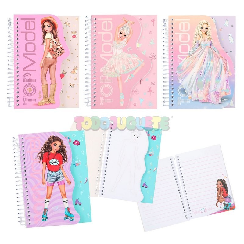 Top Model Bloc de Notas Espiral