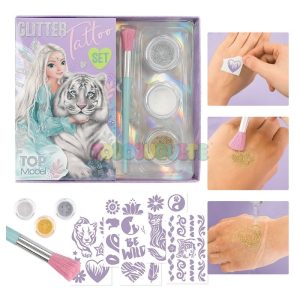 Top Model Tatuaje de Purpurina Fantasy