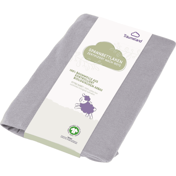 Träumeland Sábana bajera antracita 60×120 / 70×140 cm