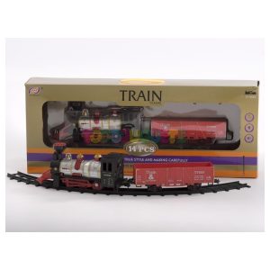 Tren de Vapor con 1 vagón Train Classic 14 piezas