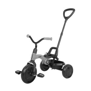 Triciclo Qplay plegable Ant Plus con barra gris