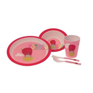 Vajilla 5 pzas. melamina globo Gamberritos