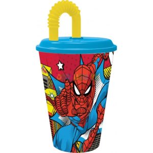 Vaso Caña Easy 430ml Spiderman Arachnid Grid
