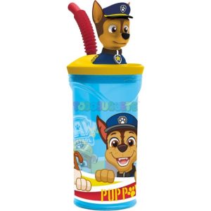 Vaso Figura 3D 360ml Paw Patrol Pup Power