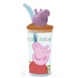 Vaso Figura 3D 360ml Peppa Pig Core
